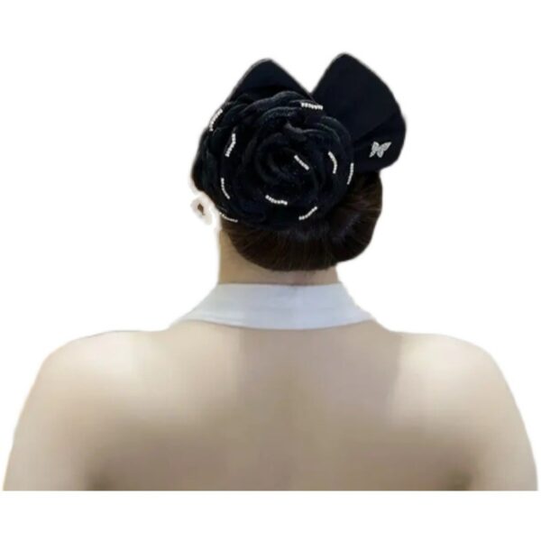 Large Flower Fabric Soft Wire Hair Iron - Image 5