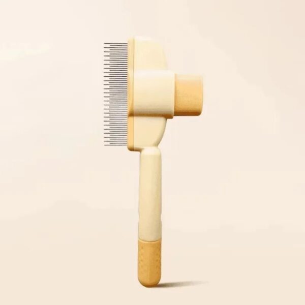 Pet Grooming Brush One-Click Hair Removal Gentle On Skin Pet Anti-Mite Hair Cleaning Brush Pressure Grooming Brush For Dogs - Image 5