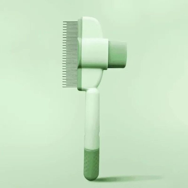 Pet Grooming Brush One-Click Hair Removal Gentle On Skin Pet Anti-Mite Hair Cleaning Brush Pressure Grooming Brush For Dogs - Image 4